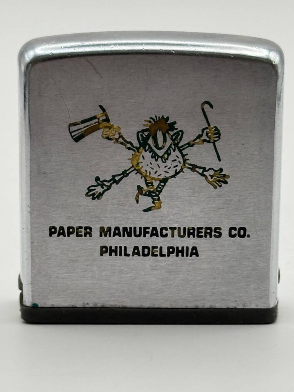 Date Unknown Zippo Paper Manufacturers Co Advertising Retractable Tape Measure